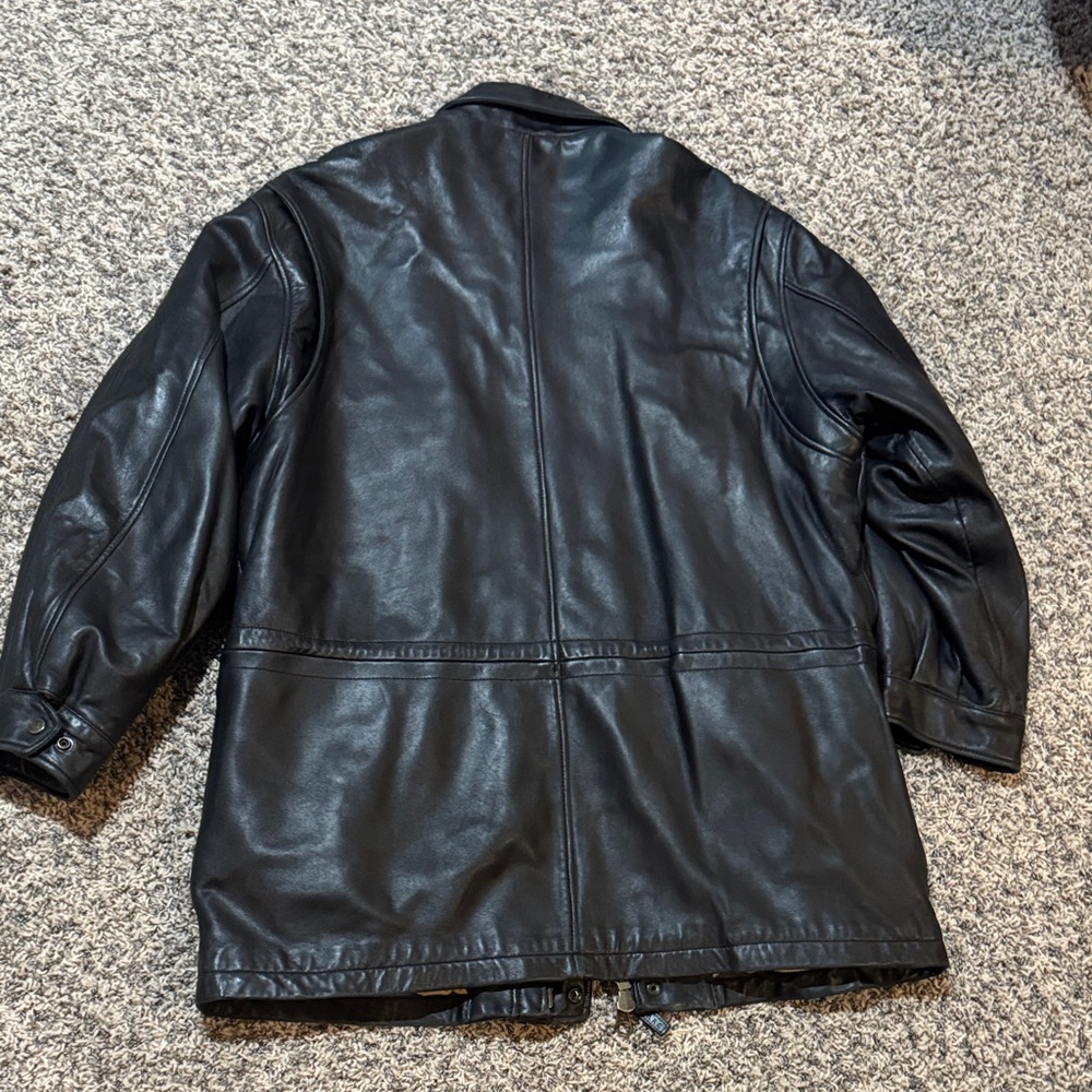 Marc New York Black Leather Field Jacket - Picture 7 of 7